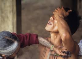 She has tribal tattoos covering her chest and arms and it is her father who taught her this ancient art of tattooing the body with ink and thorns. The Last Kalinga Tattoo Artist Of The Philippines Lars Krutak