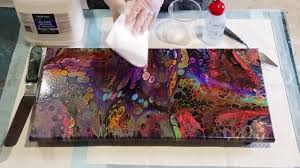 199 Varnishing With Gloss Medium Youtube Acrylic Pouring Art Acrylic Painting Tips Acrylic Paint On Wood