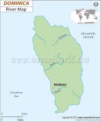Dominica is one of the most mountainous islands in the caribbean, boasting the highest peaks in the eastern caribbean. Dominica River Map Map River Dominica