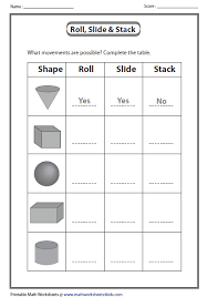 Help Your Child Practice His Spatial Perception With This Printable Worksheet Which Asks Him To Tra 3d Shapes Worksheets Shapes Worksheets Shapes Kindergarten