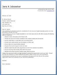 Cover Letter Accounts Payable Specialist Resume Downloads Cover Letter For Resume Job Cover Letter Job Application Cover Letter