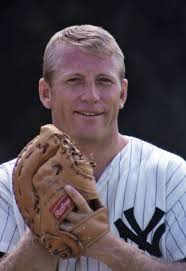 Mickey Mantle during spring training photo shoot at Fort Lauderdale  Stadium, 1967 Photo by Neil Leifer
