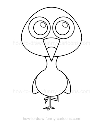 This coloring page is great for creative kids, as they can use several different crayons to color it. How To Draw A Flamingo Filled With Cute Pink Colors