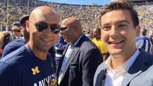 Derek Jeter will be Michigan's honorary captain for the game vs. Texas,  Sherrone Moore told me. Matthew McConaughey is also