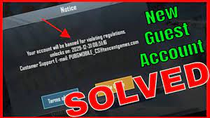 How To Reset Guest Account Pubg Mobile After Banned Gameloop كيفية عمل اكاونت جسيت جديد Youtube