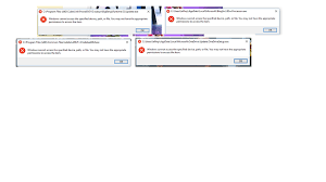 Cryptic windows errors are about as common as fish in the sea. Windows Cannot Access The Specified Device Path Or File You May Not Microsoft Community