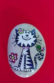 Tas Boyama 41 Boyali Kayalar Pet Rocks Tablolar