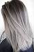Brown To Silver Balayage