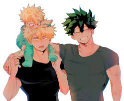 He's staring down at kaminari with a guilty but slightly smug face. Bakudeku Child Explore Tumblr Posts And Blogs Tumgir