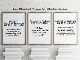 Famous Court Cases Print Set U S Supreme Court Gift Pack Lawyer Gifts Law School Gifts Law Firm Gifts Famous Legal Quotes In 2020 Famous Court Cases Lawyer Gifts Law Office Decor