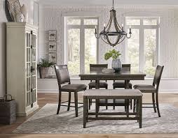 Round dining room counter table, 4 counter height barstools. Greer 5 Pc Counter Dining Set Badcock Home Furniture More