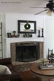 But because i already had my mantel installed, i wanted a solid plank above it. Shiplap Above Fireplace Mantel