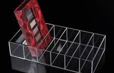 [Hot Item] Custom Clear Acrylic Eye Shadow Organizer Display Stand Cosmetic  Makeup Display Stand