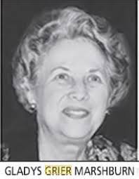 Gladys Patrick Grier Marshburn (1923-2013)