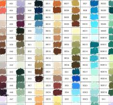 45 Specific Macco Paint Colors Chart