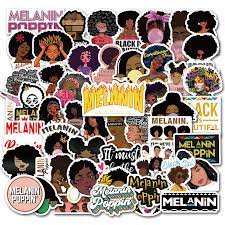 Inspirasi stiker di laptop : 50 Pcs Fashion Inspirasi Melanin Poppin Gadis Hitam Stiker Untuk Diy Bagasi Laptop Skateboard Mobil Motor Sepeda Stiker Stiker Aliexpress