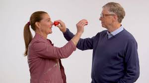 But this tech giant's wife, melinda gates, is equally as impressive. Bill And Melinda Gates Take The Nose To Nose Challenge Youtube