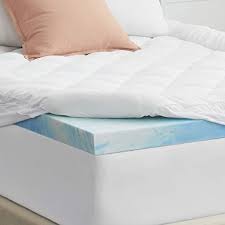 Sealy 4 Quot Sealychill Gel Comfort Pillowtop Memory Foam Mattress Topper California King In 2020 Comfort Mattress Foam Mattress Topper Memory Foam Mattress Topper