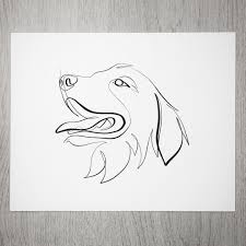 The Love Is Real Guys Thanks For All Of The Custom One Line Orders So Far I M Having So Much Fun Creating Them Dog Line Art Dog Line Drawing