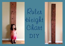 Ruler Height Chart Diy