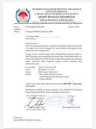 Surat undangan adalah surat yang dibuat dengan tujuan mengajak seseorang atau pihak lain untuk menghadiri sebuah acara tertentu. Contoh Surat Undangan Mgmp Mata Pendidikan