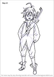 Nanatsu no taizai meliodas demon form by christopherdonlee. Learn How To Draw Meliodas From Nanatsu No Taizai Nanatsu No Taizai Step By Step Drawing Tutorials