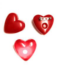 Blinkendes led herz bausatz auf holzbrettchen. 10x Blinkendes Herz Herz Brosche Love Junggesellinenabschied