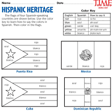 Printables For Hispanic Heritage Month Time For Kids How To Speak Spanish Hispanic Heritage Month Hispanic Heritage Month Activities