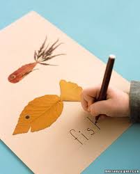 Leaf Alphabet Preschool Crafts Leaf Collage Diy Leaves