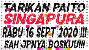 Tarikan Paito Sgp 16 September 2020 Paito Jitu Youtube