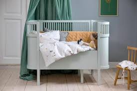 Sebra Juno Cot Bed In Mist Green Cot Bedding Baby Cot Bed