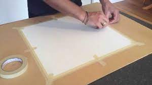 Removing a gummed tape on an already stretch watercolor paper is most of the times horrifying. 8 Easy Tips To Stretch Watercolor Paper Tropic Drawing