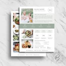 Pin By Carmina Bella On Inspiration Templates Media Kit Template Media Kit Photography Business Cards Template