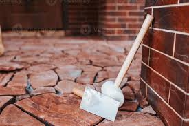 Ceramic tiles are one of the most popular materials for walls and floors in homes, apartments, public spaces, indoor and outdoor. Dark Brown Ceramic Tiles For Finishing The Facade Of The House Floor And Walls Imitation Red Brick Glossy Glaze 2841235 Stock Photo At Vecteezy