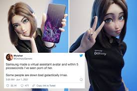 Samsung's popular sam virtual assistant could have a new 3d version. Samsung S Sexy Samantha Ai Goes Viral Online As Pervy Fans Create Xxx Art Of Siri Rival