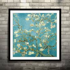 The almond tree flowers as early as february in the south of france and signifies the coming of spring. China Good Supplier Van Gogh Almond Blossom Oil Painting Framed Flower Canvas Print Buy Oil Painting Frame Framed Flower Special Framed Flower Canvas Print Product On Alibaba Com