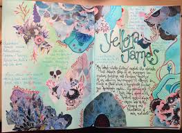 Example For Hw Week 1 Produce At Least A Double Page Presentation Of Research On Your Chosen Artist Creatively And App Sketch Book Book Art Gcse Art Sketchbook