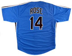 The item has a pete rose authentication, which. Pete Rose Autographed Signed Philadelphia Phillies Custom Powder Blue Jersey With Hit King 4256 Inscription Radtke Sports