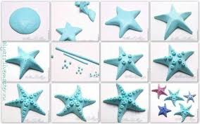 Seestern Bastelarbeiten Topferhandwerk Fimo Kunsthandwerk