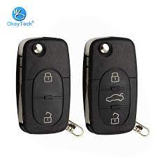 Okeytech 2 3 Button Flip Folding Car Key Shell Cover Case Fob Cr1620 Best Price Oempartscar Com Car Keys Case Cover Key