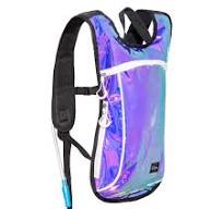 Hydration Backpack - Purple Iridescent Holographic – Vibe ...