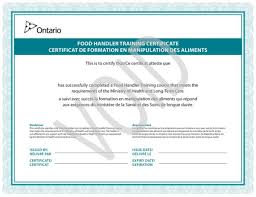In canada, food handler certification is a legal requirement for many food workers. Tests Certificates Recertification Middlesex London Health Unit