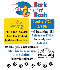 An introduction to the different wines produced in the veneto's valpolicella wine region. 7 27 Trivia Bash Wine Sensation 3 7 Pm Pflugerville Pets Alive