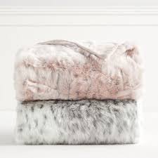Horimote home luxury plush faux fur throw blanket, long pile brown with black tipped blanket, super warm, fuzzy, elegant, fluffy. Faux Fur Throw Blanket Pottery Barn Teen