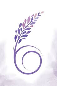 Pearls Lavender Logo Lavender Hair Logo Flower Illustration
