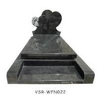 Modern Design Natural Granite Kashmir Gold Tombstone Grave Headstone Factory Direct