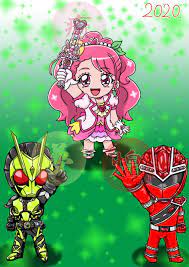 precure x kamen rider x super sentai x ultraman おしゃれまとめの人気アイデア pinterest naomi honeyworks イラスト スーパーヒーロー アニメ キャラ