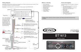 These electrical components contain a variety of wires, connectors and terminals that relay power and information throughout the vehicle. Jensen Bt1613 Car Stereo System User Manual Manualzz