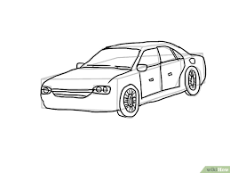 How to draw a jeep wrangler rubicon car. 4 Cara Untuk Menggambar Mobil Wikihow