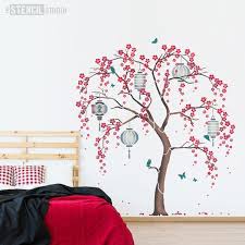 Stencil up creates wall stencils a creative alternative to wallpaper. Tree Stencils Branch Stencils For Walls Scandi Stencils The Stencil Studio